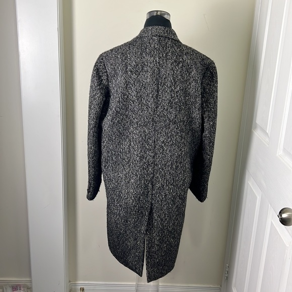 Boyfriend Button Seoul Outerwear Trench Slouch Coat Size Medium Oversized - Picture 9 of 15